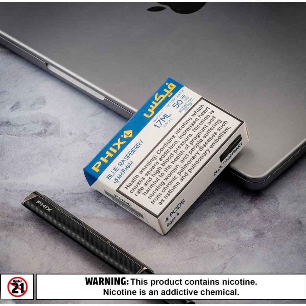 phix بودات فكس نكهة توت بلورازبيري