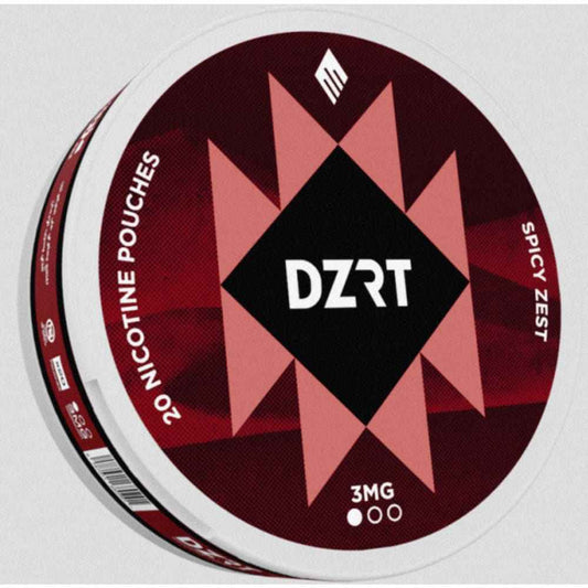 اظرف نيكوتين من شركة دزرت - DZRT NICOTINE POUCHES - سبايسي