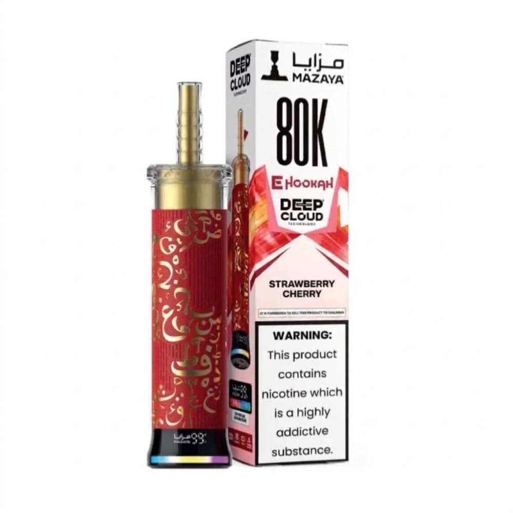 MAZAYA DEEP CLOUD جهاز فيب شيشة مزايا 80000 شفطة 6 نيكوتين