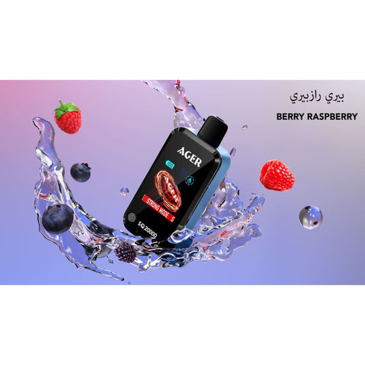 AGER سحبة سيجارة اجير 20000 شفطة 50 نيكوتين عدة نكهات