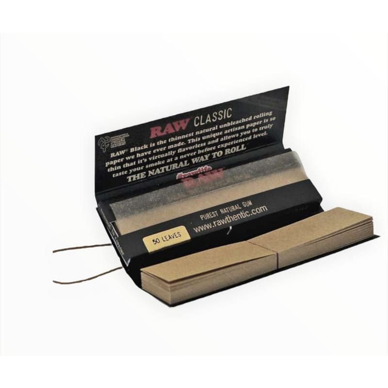 RAW King Size ورق راو بلاك مع فلتر