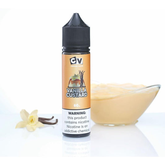 CV نكهة فيب فانيلا كاسترد من سي نيكوتين 3
