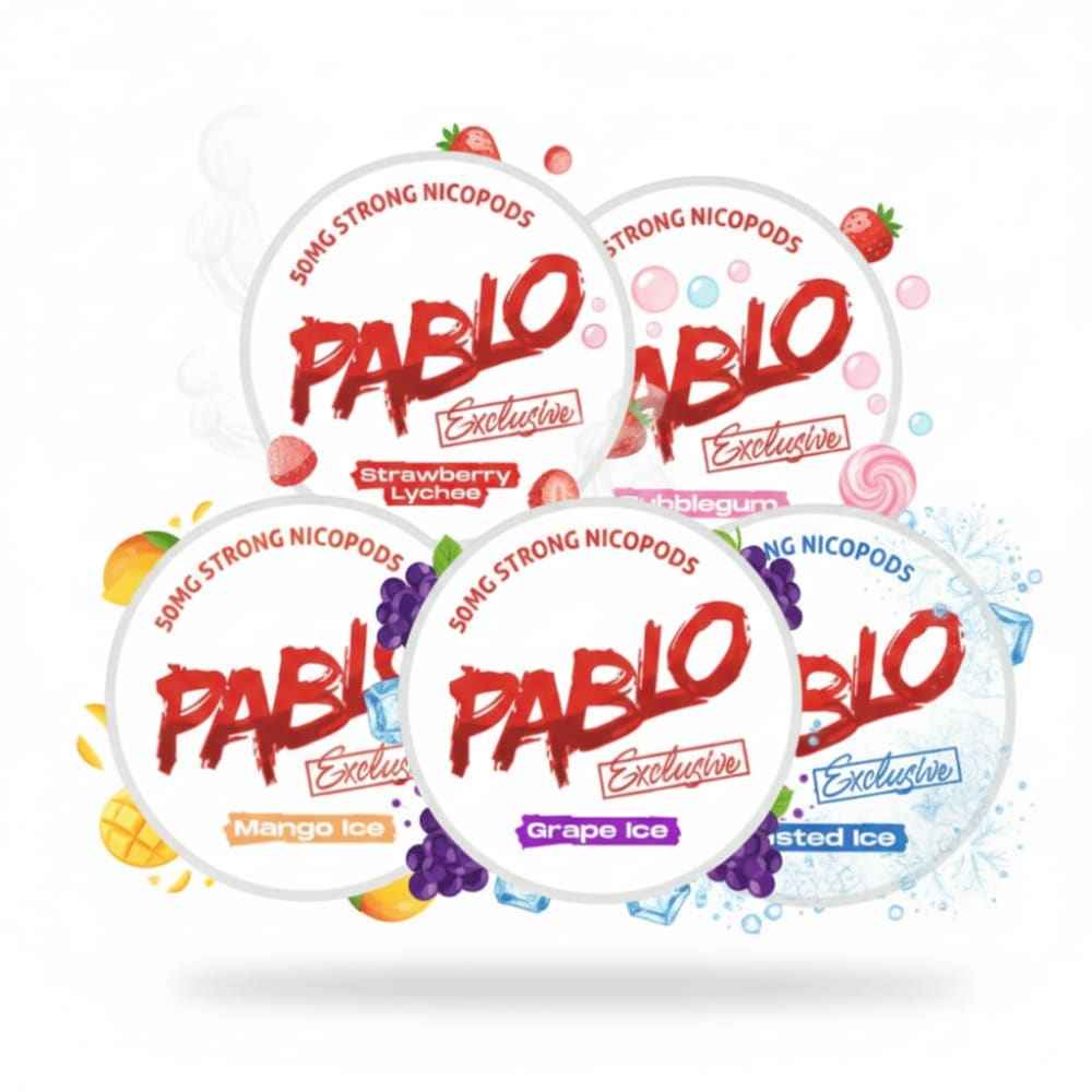 اظرف نيكوتين بابلو عدة نكهات PABLO