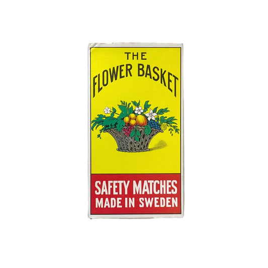 كبريت سلة الورد حجم كبير the flower basket