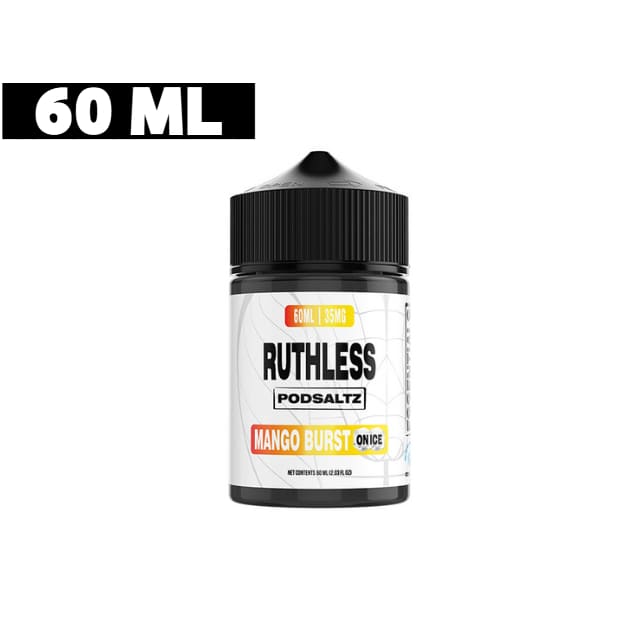 نكهة مانجو ايس سولت نيكوتين من روثلس 60 مل Ruthless