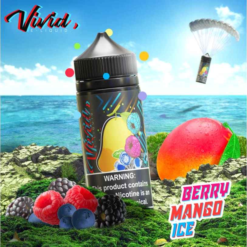 نكهة فيب توت مانجو ايس من فيفيد (100مل) Vivid - نيكوتين 2