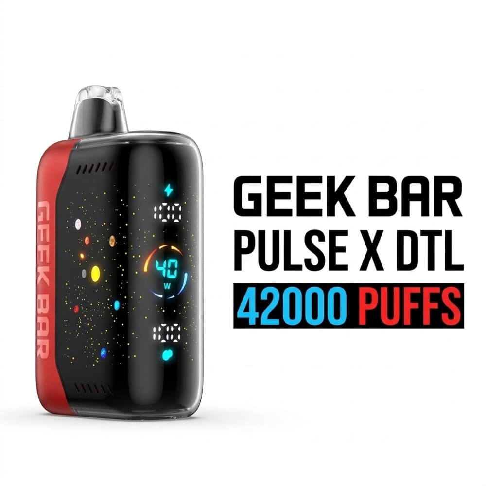 GEEK BAR PULSE X DTL سحبة شيشة جيك بار بالس اكس 42000 شفطة
