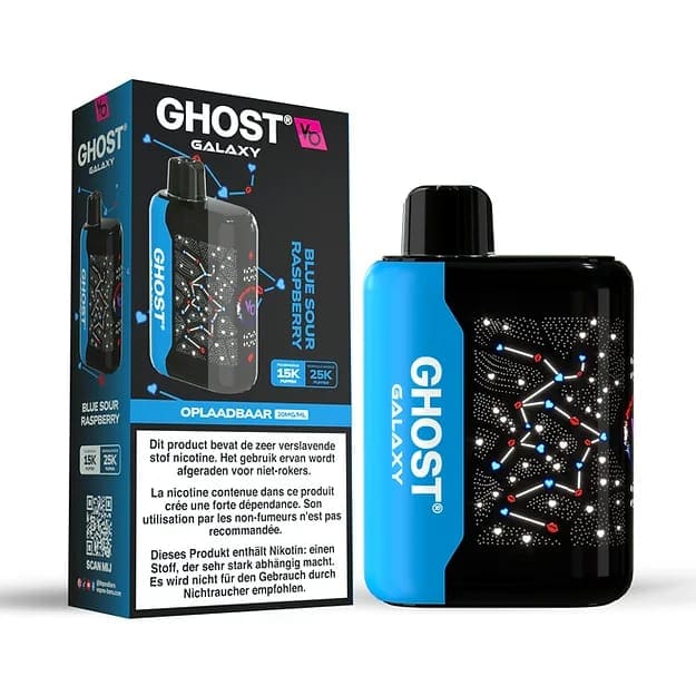 Ghost Galaxy سحبة سيجارة قوست جالكسي 25000 شفطة 50 نيكوتين