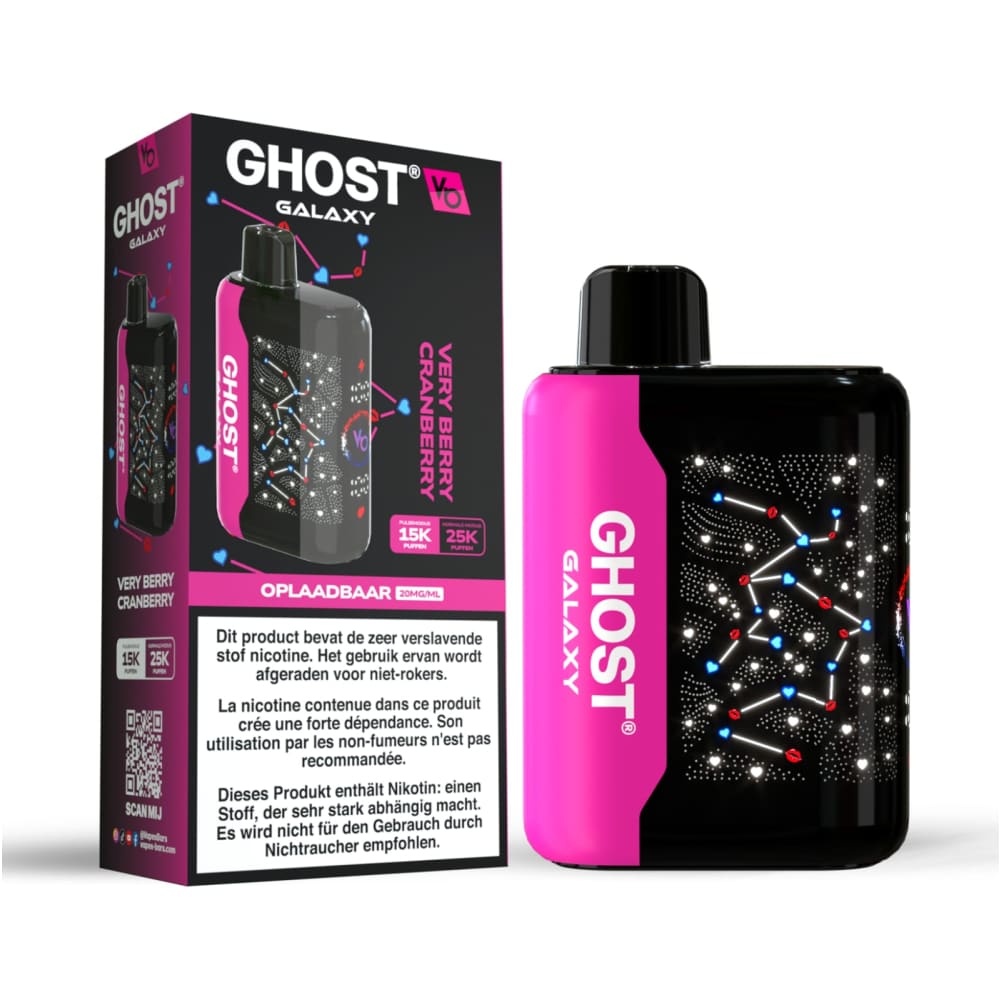 Ghost Galaxy سحبة سيجارة قوست جالكسي 25000 شفطة 50 نيكوتين