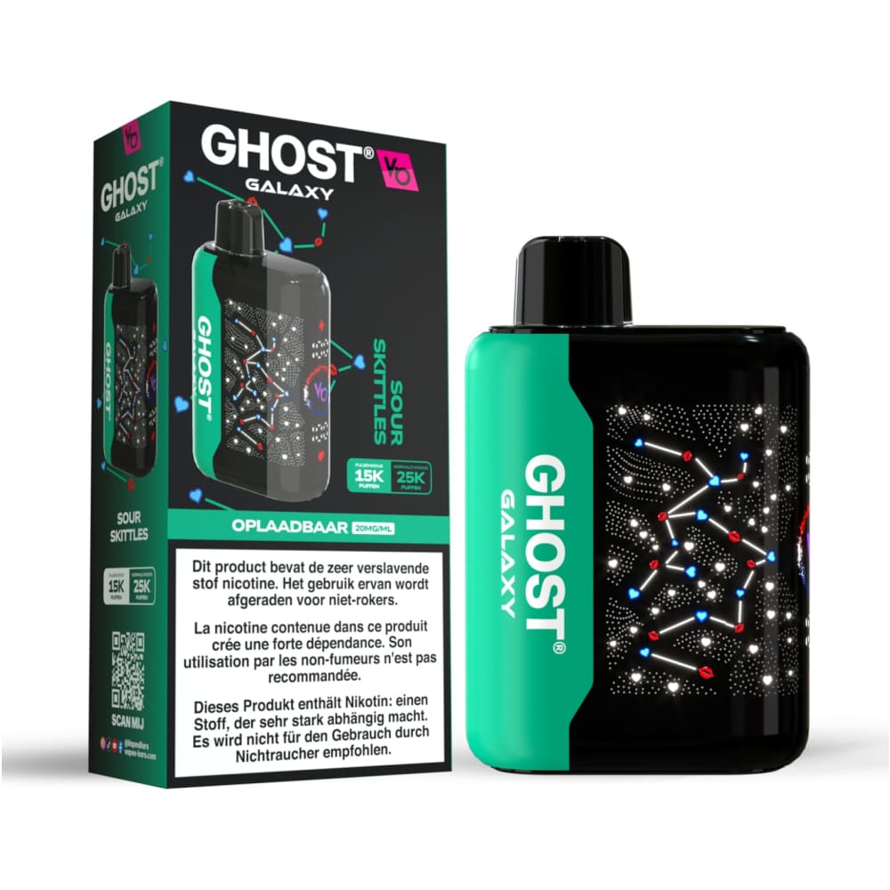 Ghost Galaxy سحبة سيجارة قوست جالكسي 25000 شفطة 50 نيكوتين
