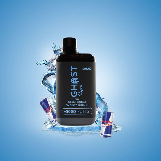 ghost vape سحبة سيجارة قوست فيب 5000 شفطة 50 نيكوتين عدة