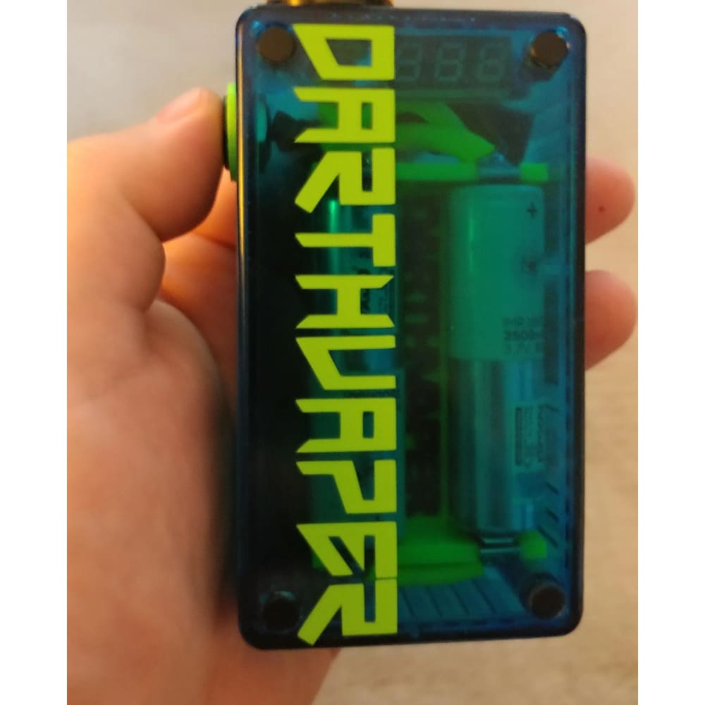 جهاز شيشة دارث فيبر بدون تحكم بالواط DARTHVAPER MOD - ازرق