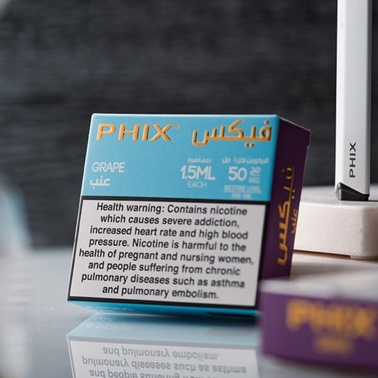 phix بودات فكس نكهة عنب ايس 50 نيكوتين
