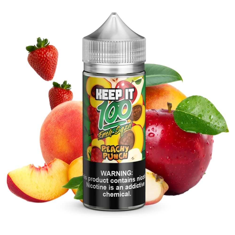 KEEP IT 100 نكهة فيب خوخ و فواكه مشكله 100 مل من كيب ات