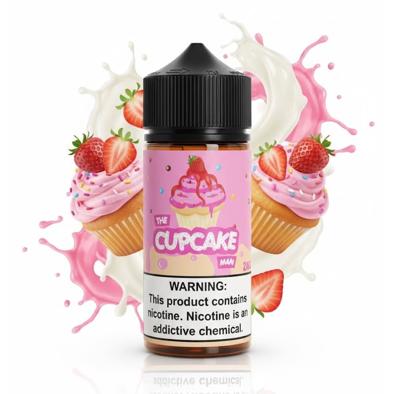 نكهة فيب 100 مل فراولة كب كيك من فيبر تريتس VAPER TREATS