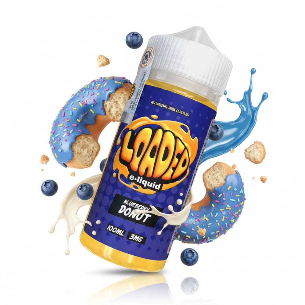 نكهة فيب توت ازرق دونات من لودد 120 مل LOADED - نيكوتين 3