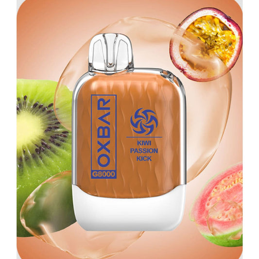 OXBAR سحبة سيجارة اوكسبار 8000 شفطة 50 نيكوتين عدة نكهات