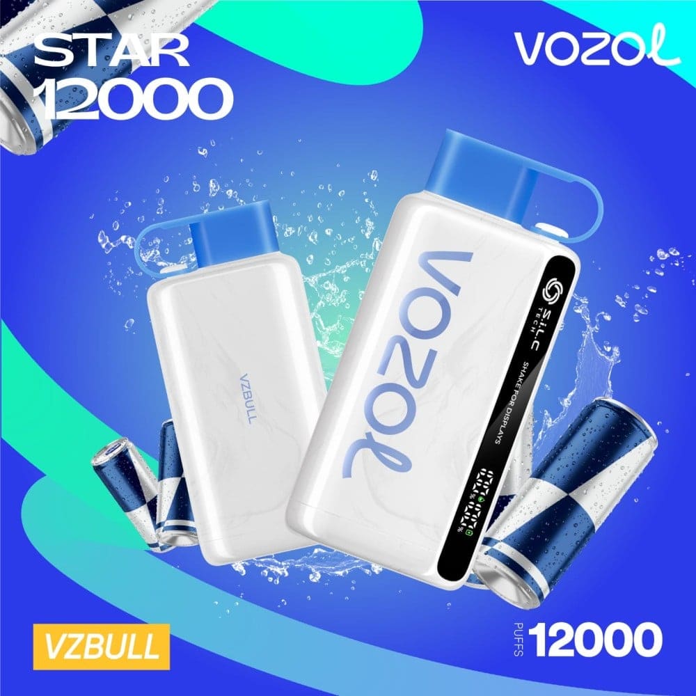 VOZOL سحبة سيجارة فوزول 12000 شفطة عدة نكهات 50 نيكوتين