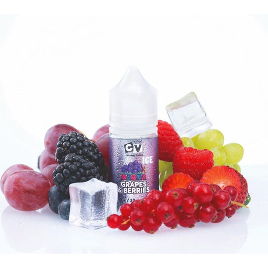 CV نكهة عنب توت ايس سولت نيكوتين من سي - نيكوتين 30