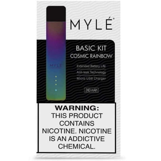 جهاز سحبة سيجارة مايلي الاصدار الرابع MYLE - رينبو ملون