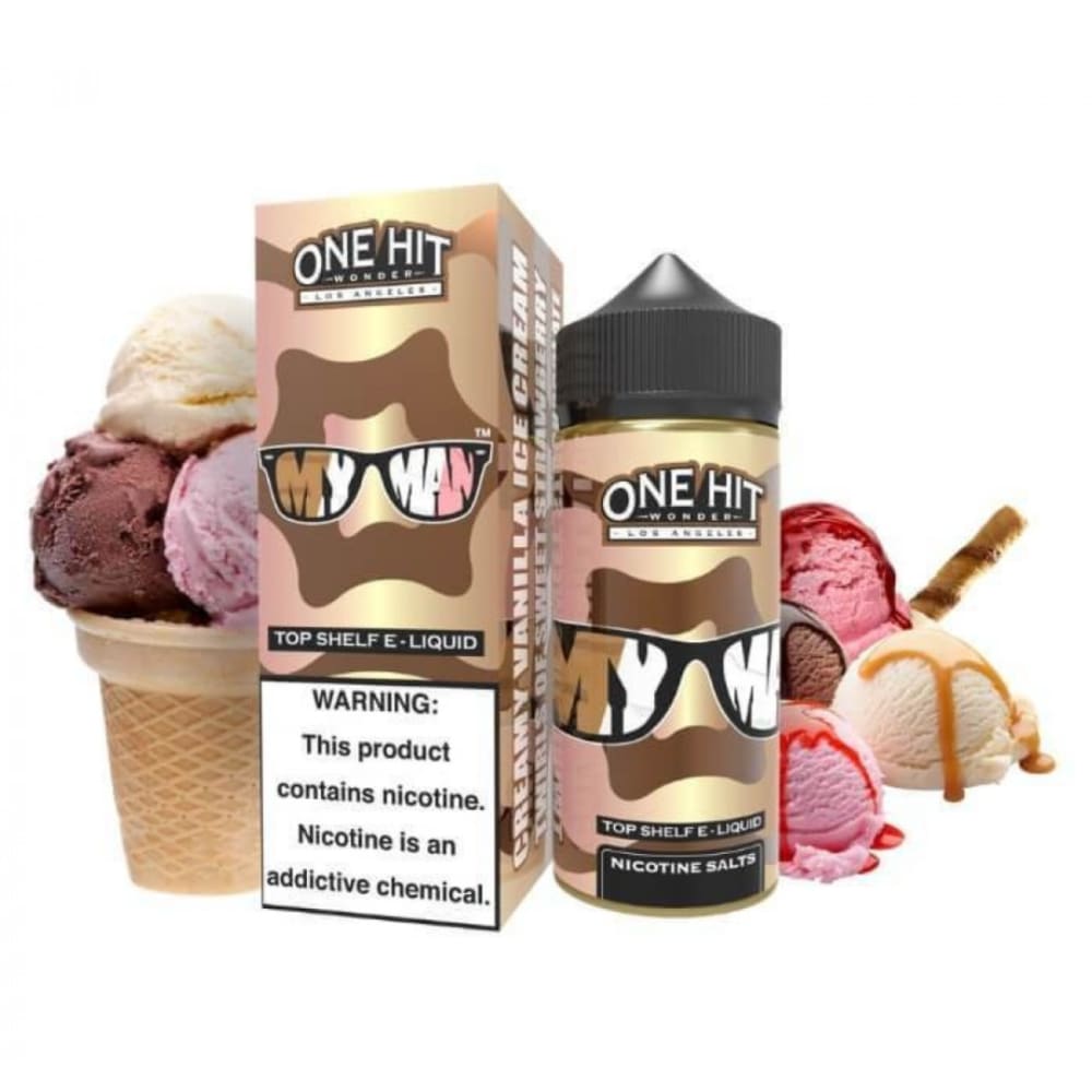 نكهة فيب فراولة فانيلا شوكولاته ايس كريم ذا مان من ون هيت