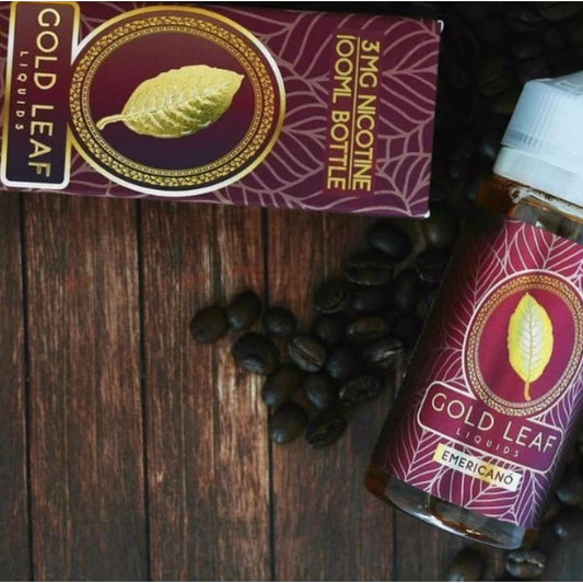 نكهة فيب توباكو كوفي 100 مل من قولد ليف GOLD LEAF نيكوتين 3