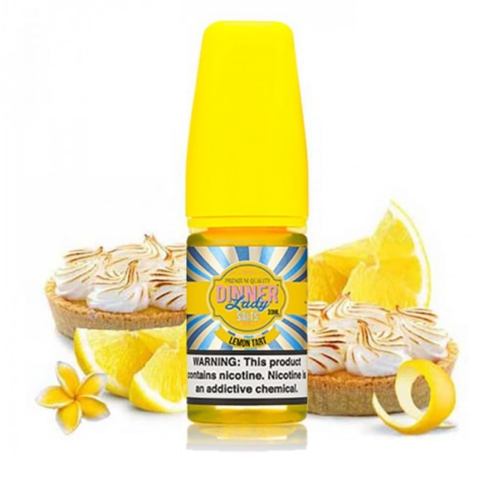 نكهة كعكة الليمون سولت نيكوتين من دينر ليدي dinner lady