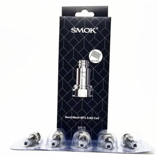 smok nord coil كويلات جهاز سموك نورد - المقاومة 0.8 للسحبة