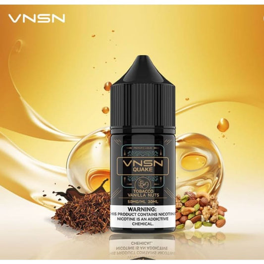 نكهة توباكو فانيلا مكسرات سولت نيكوتين من فنسن VNSN QUAKE