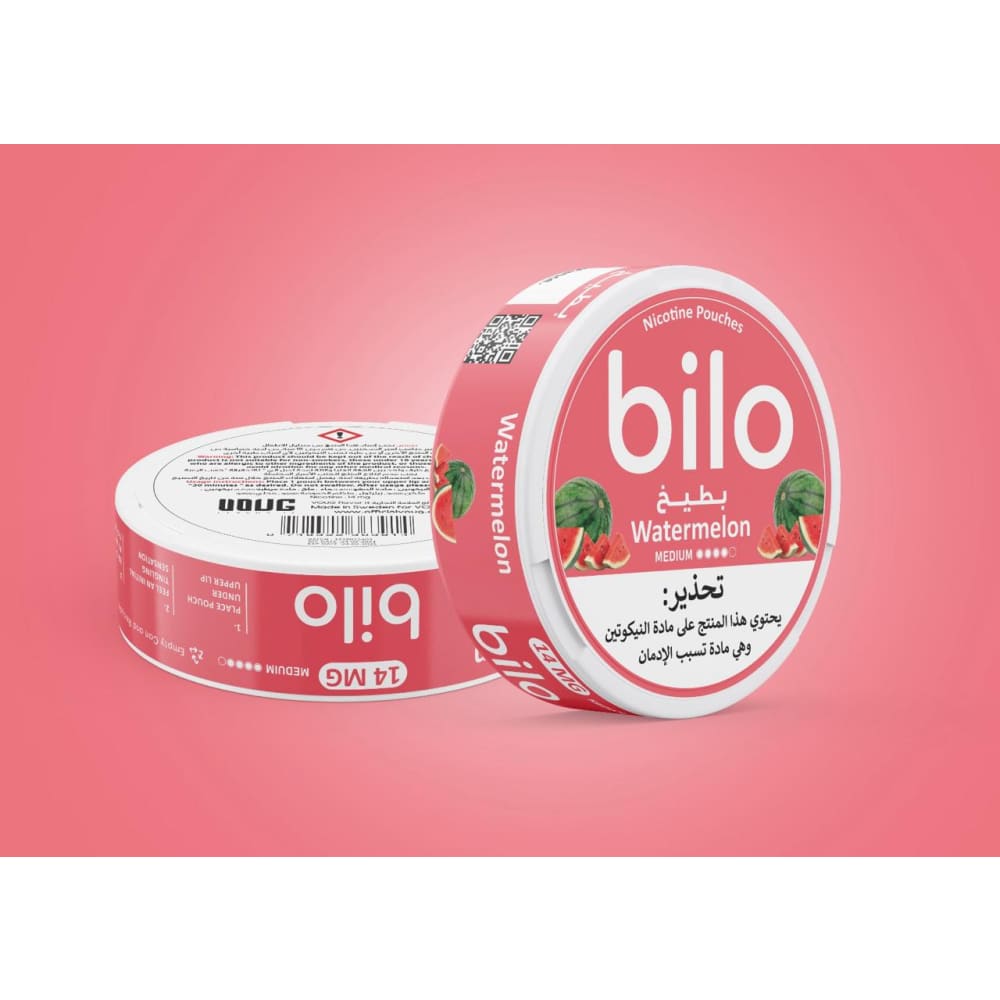 (10 نيكوتين) اظرف نيكوتين بيلو عدة نكهات Bilo - بطيخ