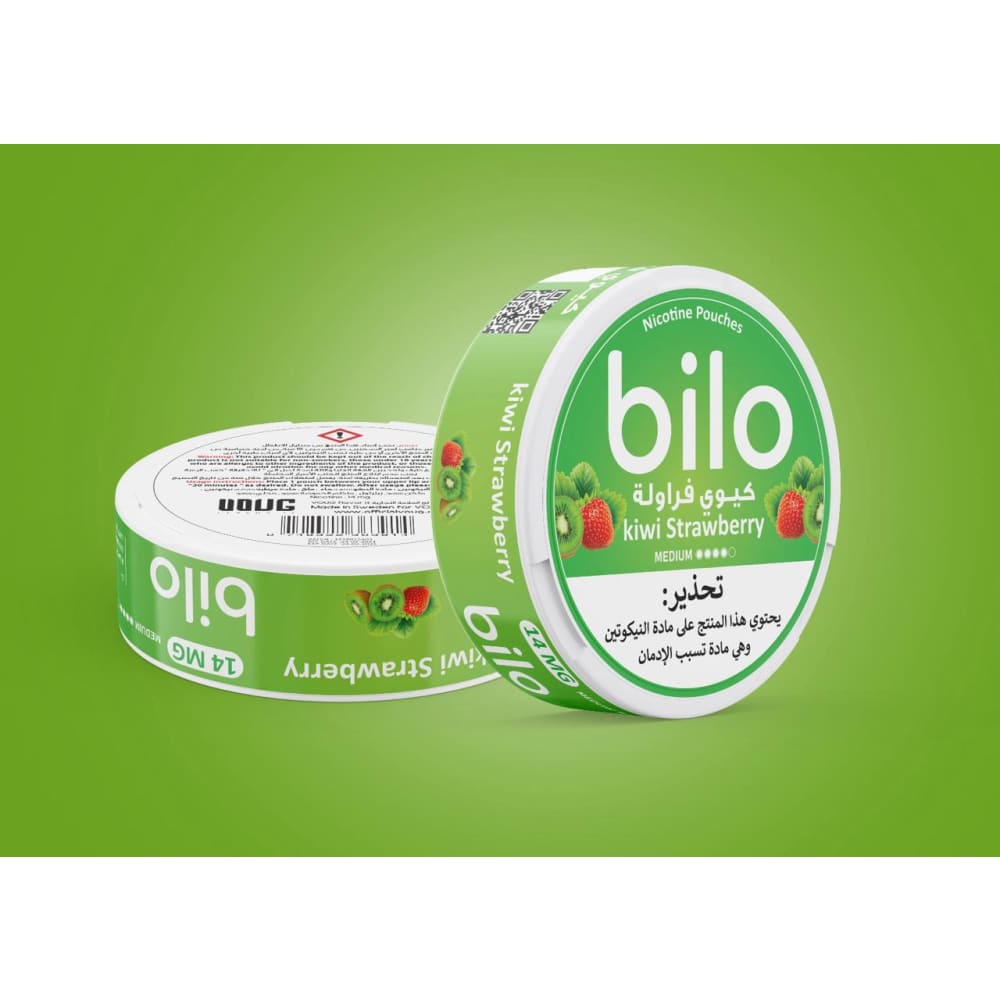(10 نيكوتين) اظرف نيكوتين بيلو عدة نكهات Bilo - كيوي فراولة