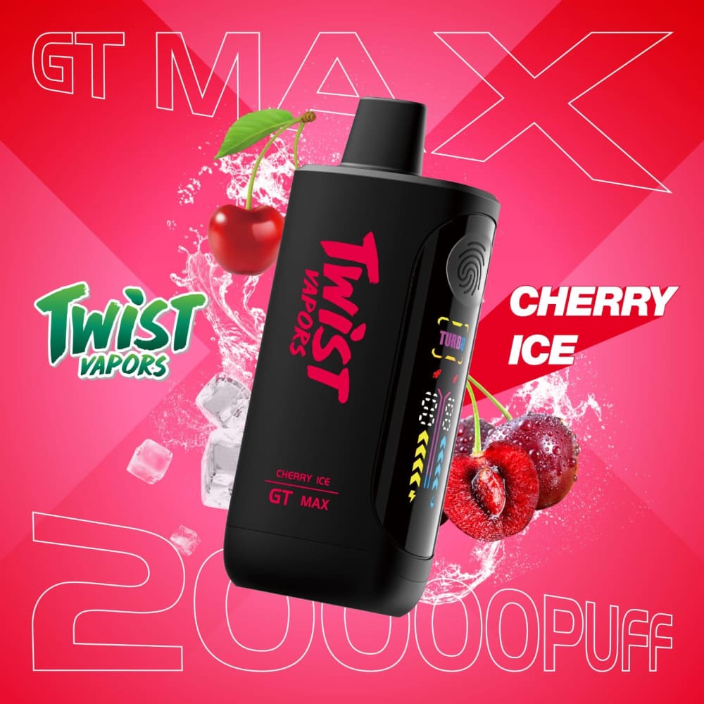 TWIST GT MAX سحبة سيجارة تويست 20000 شفطة 50 نيكوتين عدة