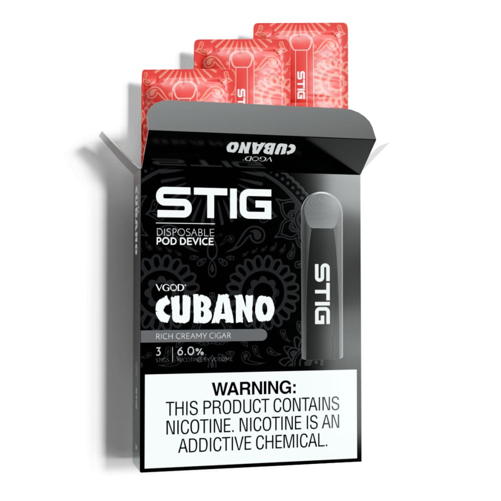 STIG VGOD سحبة سيجارة ستيق فيقود استخدام مره واحدة عدة