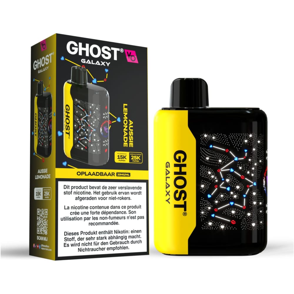 Ghost Galaxy سحبة سيجارة قوست جالكسي 25000 شفطة 50 نيكوتين