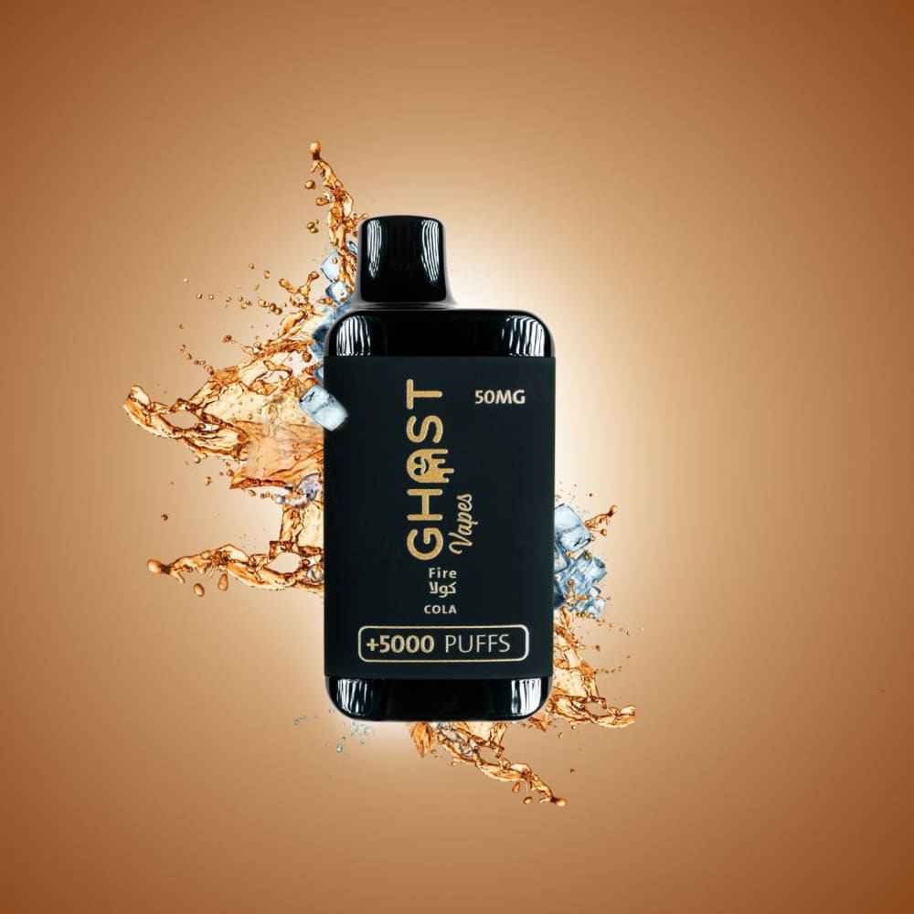 ghost vape سحبة سيجارة قوست فيب 5000 شفطة 20 نيكوتين عدة