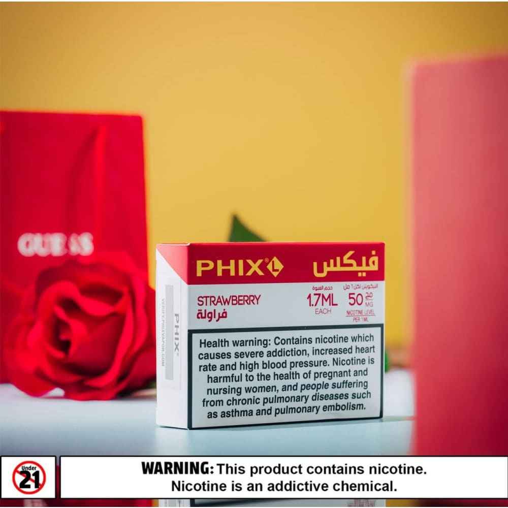 phix بودات فكس نكهة فراولة