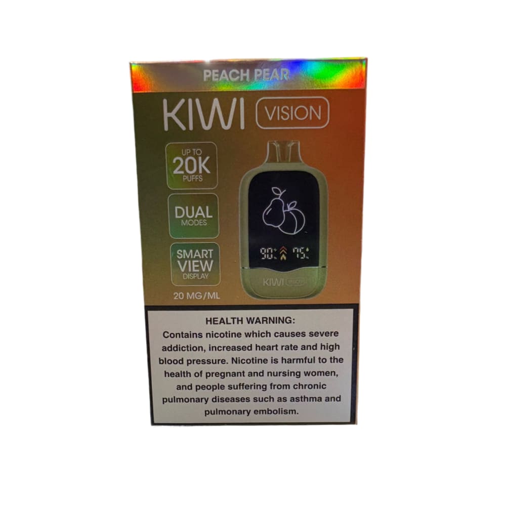 جهاز سحبة كيوي 20000 شفطة 20 نيكوتين عدة نكهات استخدام مره