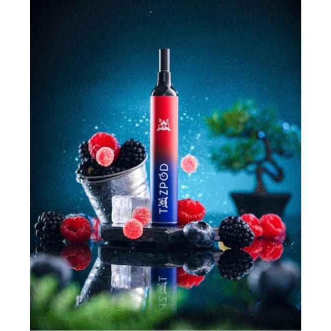 TAZPOD بودات جهاز تاز بود 2000 شفطة 20 نيكوتين عدة نكهات