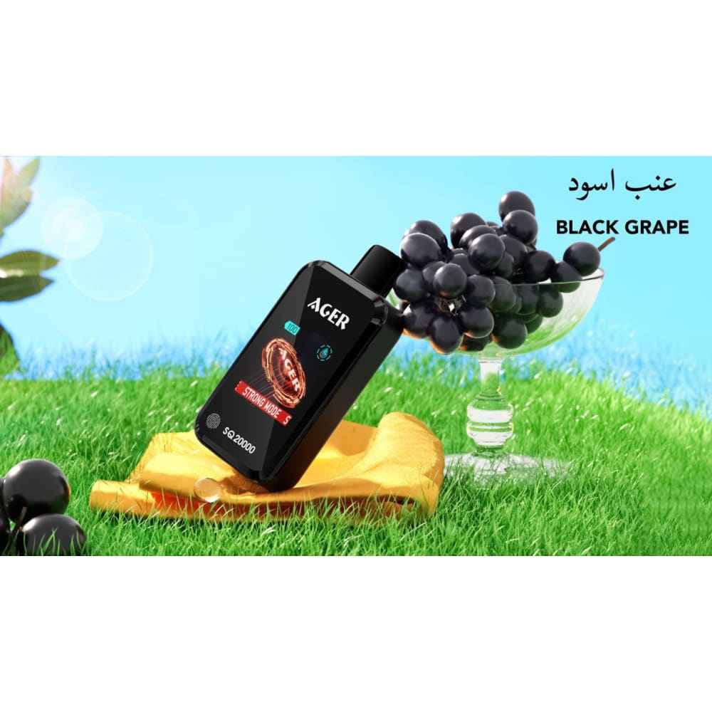 AGER سحبة سيجارة اجير 20000 شفطة 50 نيكوتين عدة نكهات