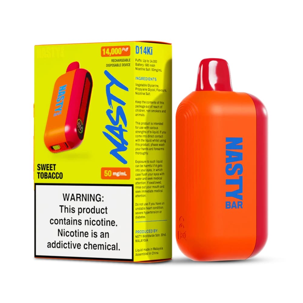 NASTY سحبة سيجارة ناستي بار 14000 شفطة 50 نيكوتين استخدام