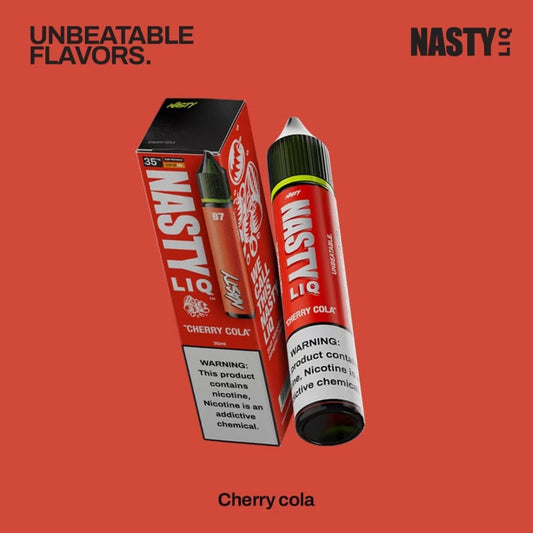 NASTY نكهة شيري كولا من ناستي سولت نيكوتين نيكوتين 50