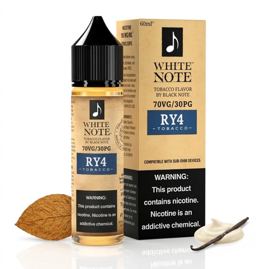 نكهة فيب توباكو سويت كريم من بلاك نوت White Note RY4 Sweet