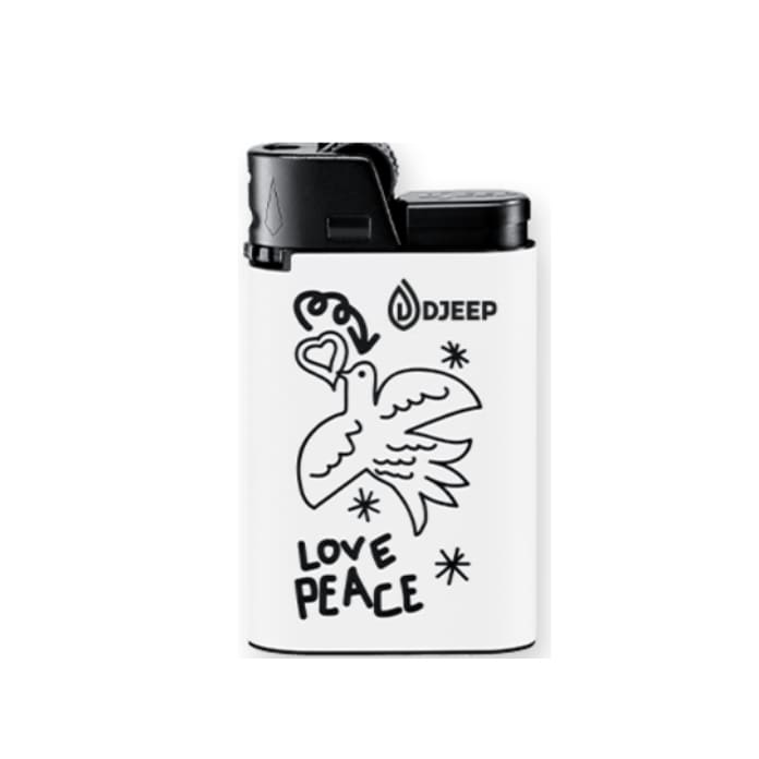 ولاعات ديجيب عدة اشكال DJEEP PARIS - Black White Love Peace