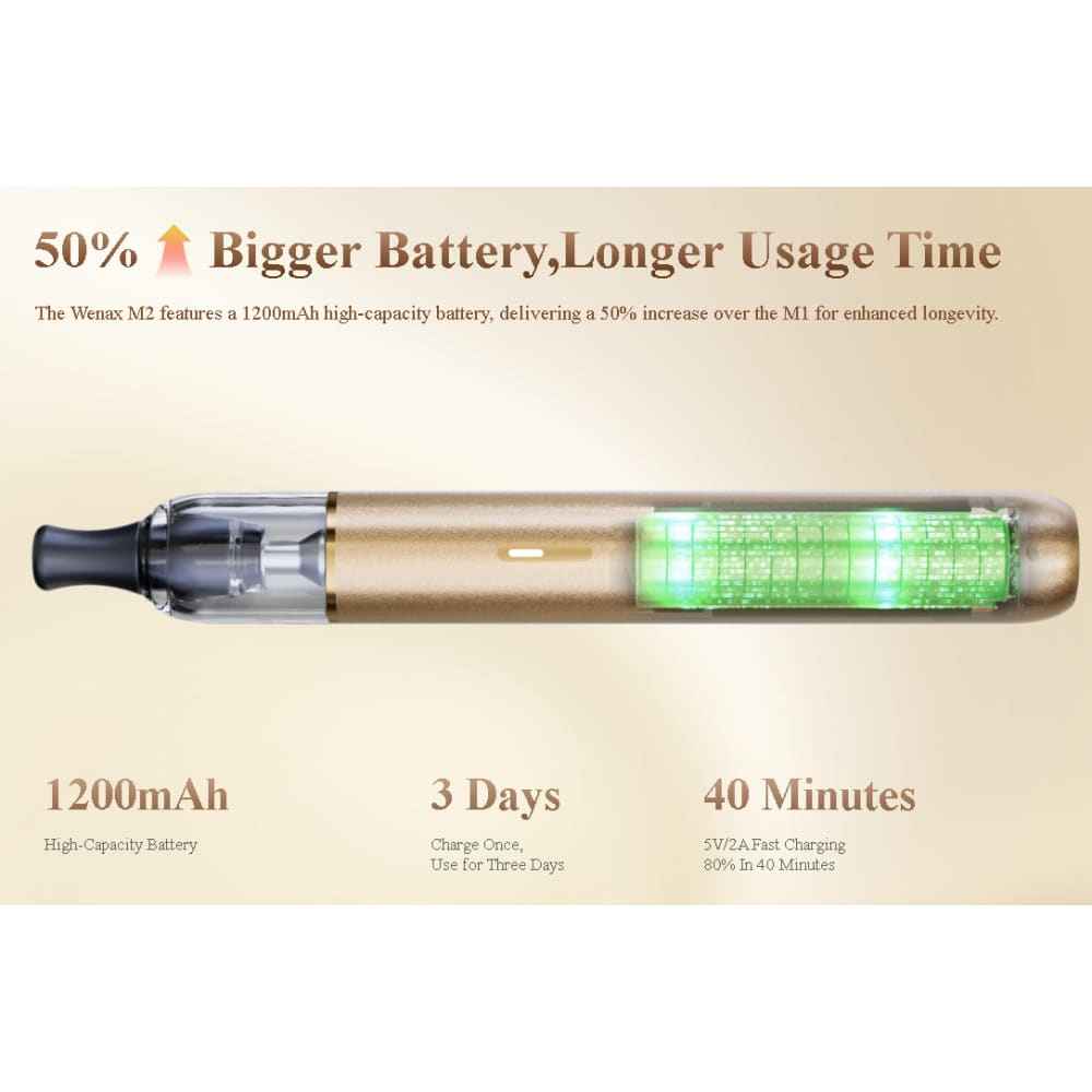 جهاز سحبة سيجارة ويناكس ام 2 WENAX GEEK VAPE M2 - بني