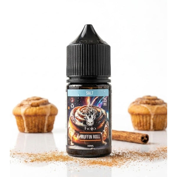 نكهة سينامون هالو سولت نيكوتين Halo Muffin Roll
