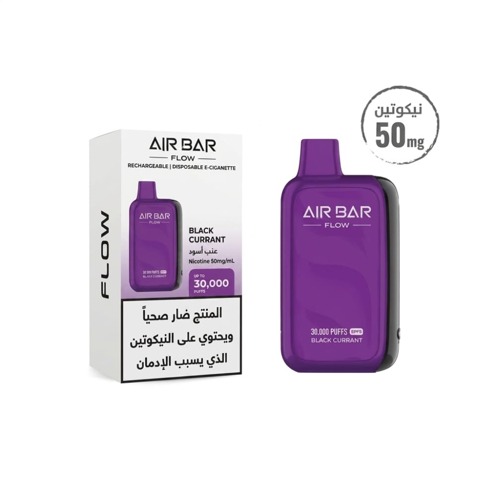 AIR BAR FLOW سحبة سيجارة اير بار فلو 30000 شفطة 50 نيكوتين