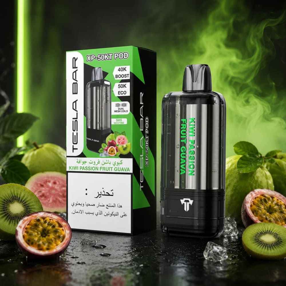 جهاز بطارية تيسلا بار مع بود استخدام مره واحده 50000 شفطة