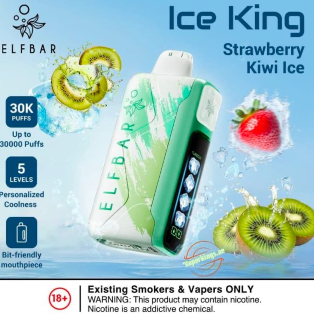 ELFBAR ICE KING سحبة سيجارة الفبار ايس كينق 30000 شفطة 20
