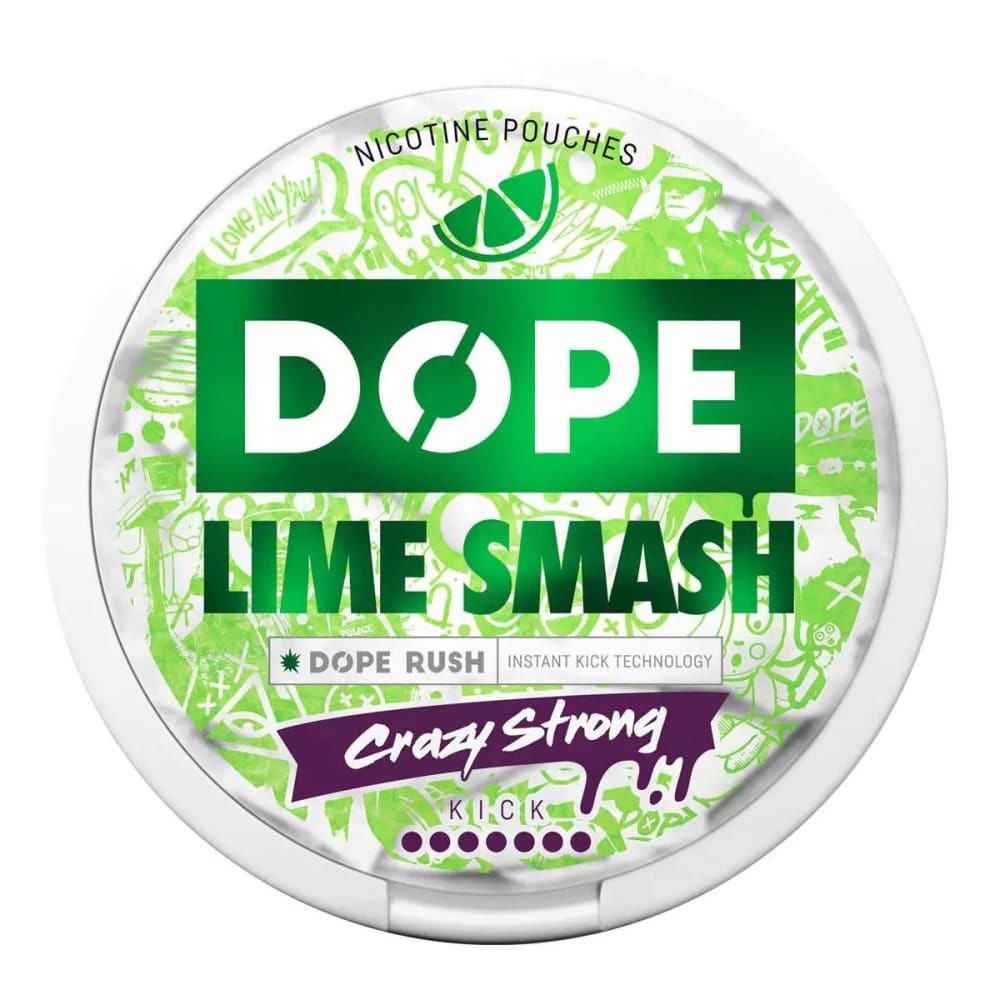 اظرف نيكوتين دوب عدة نكهات DOPE لايم سماش 19.95 نيكوتين