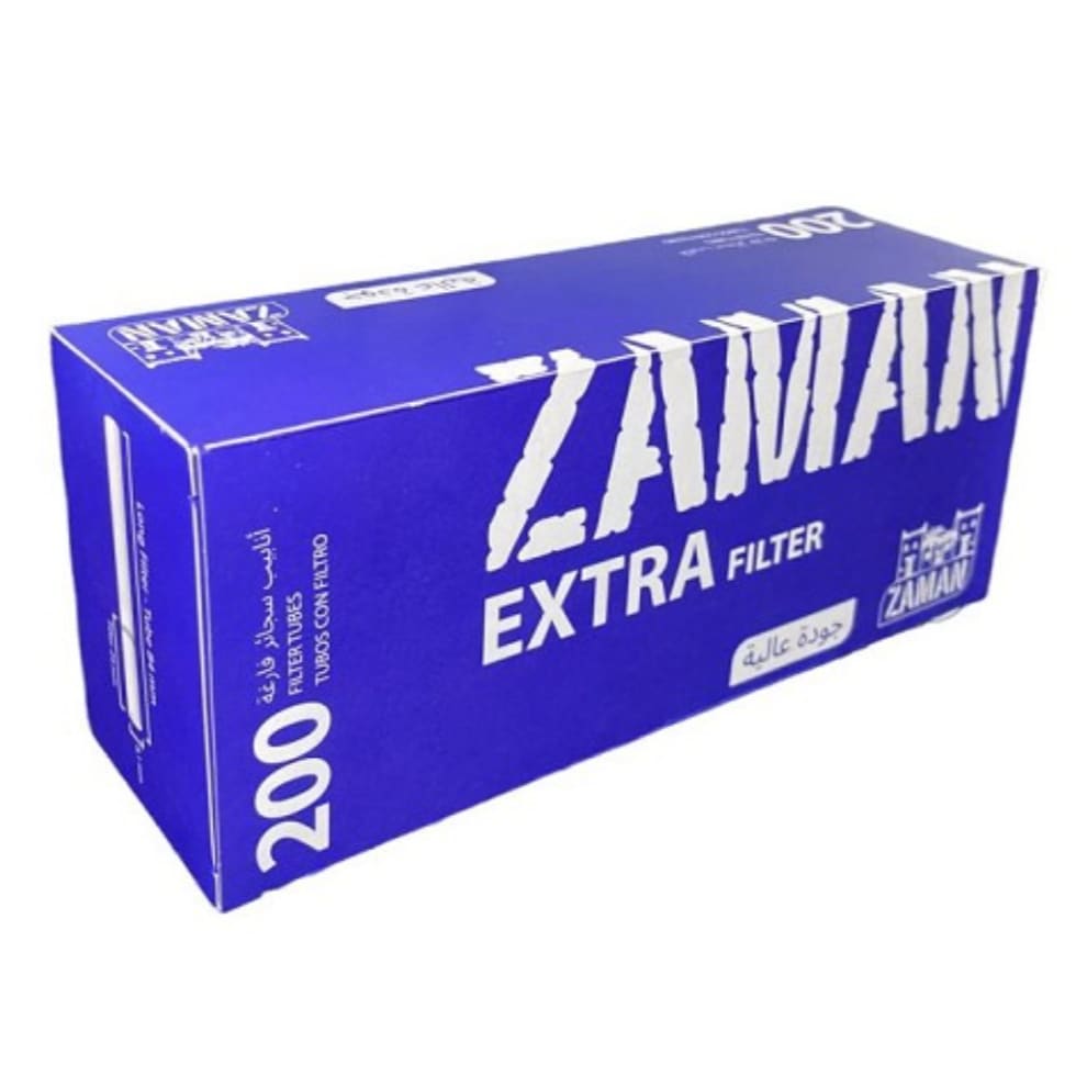 انابيب سجائر تعبئة زمان 200 حبه ازرق ZAMAN